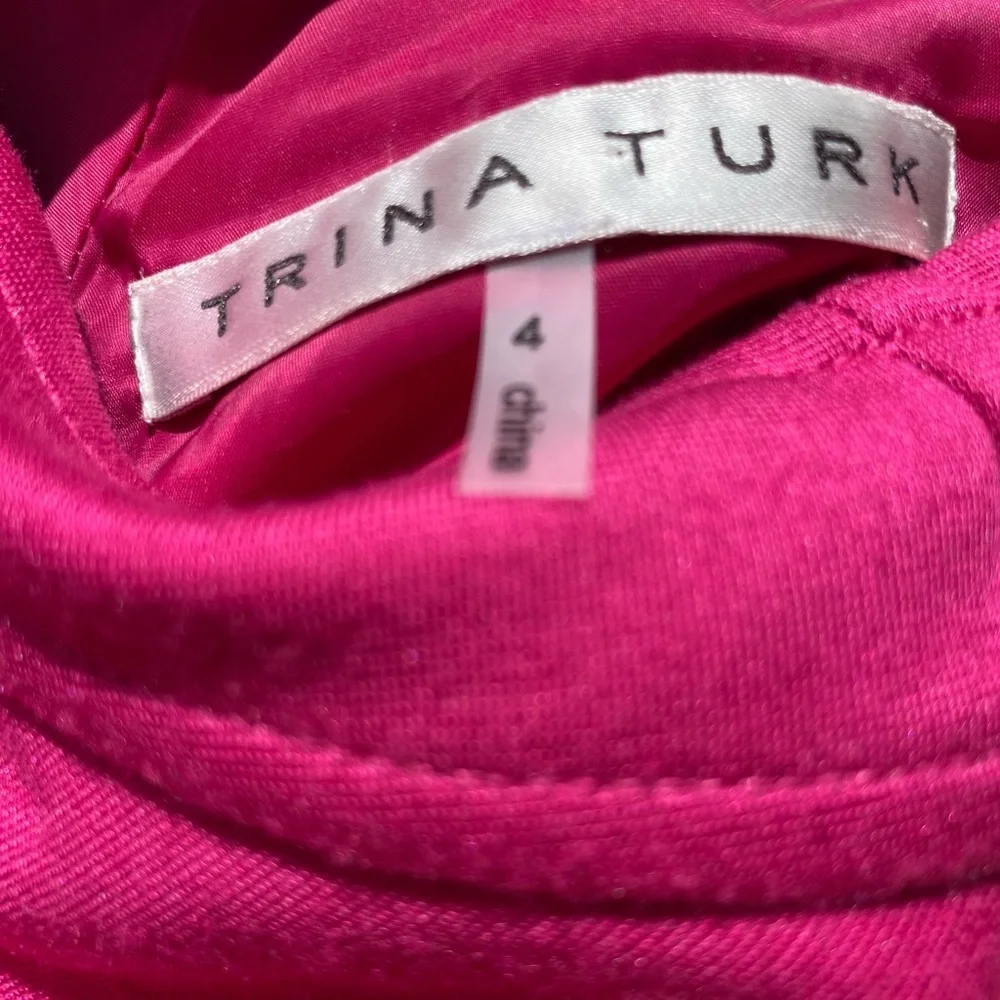 Trina Turk Hot Pink Dress - Size 4 - Picture 4 of 5